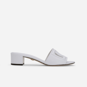 Calfskin mules with DG millennials logo