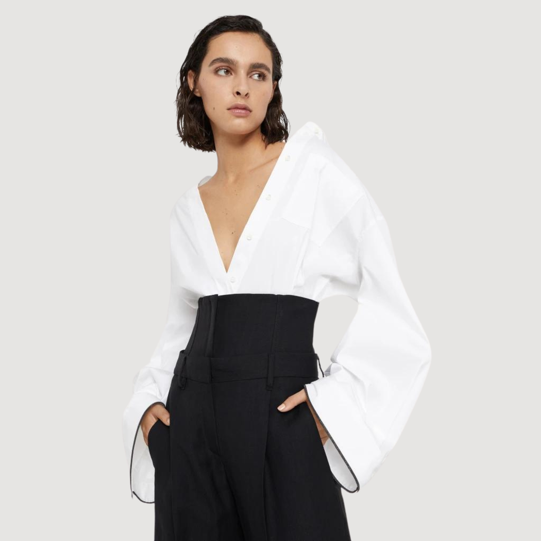 Stretch-cotton-poplin-shirt-with-shiny-cuff-details-8598525149404-Brunello-Cucinelli-3