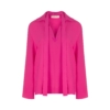 VLogo silk blouse