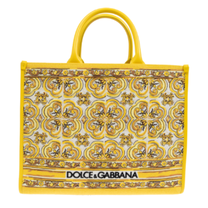 Dolce & Gabbana YELLOW Dolce & Gabbana `DG Daily Medium` shopper bag