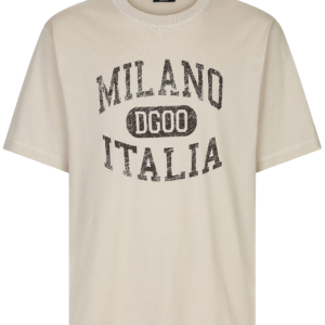Cotton T-shirt with DG logo print