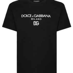 Cotton T-shirt with DG embroidery