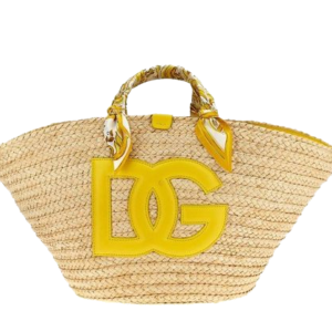 DOLCE & GABBANA Women's Yellow Medium-Sized Kendra Tote Bag