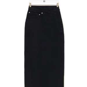 Deconstructed skirt in denim