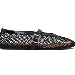 BALLET FLATS IN FISHNET