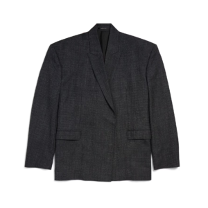 Men's Seamless Tailored Jacket in Black/green