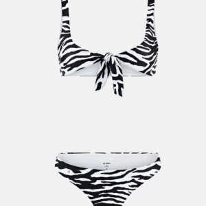 White and black bikini