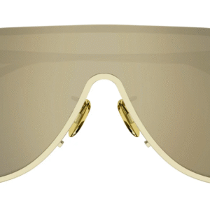Azzedine Alaïa AA0094S 003 Light Gold Shield Sunglasses