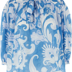 Paisley-print blouse