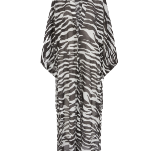 White and black kaftan