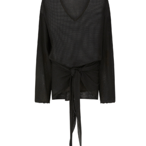 Black mini dress