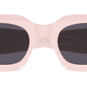 Azzedine Alaïa AA0086S 004 Shiny Pink Rectangular Sunglasses